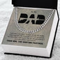 To My Dad | I Love You Always & Forever - Cuban Link Chain