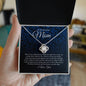 To My Beautiful Mom | I Love You - Love Knot Necklace