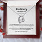 I'm sorry for hurting you love necklace
