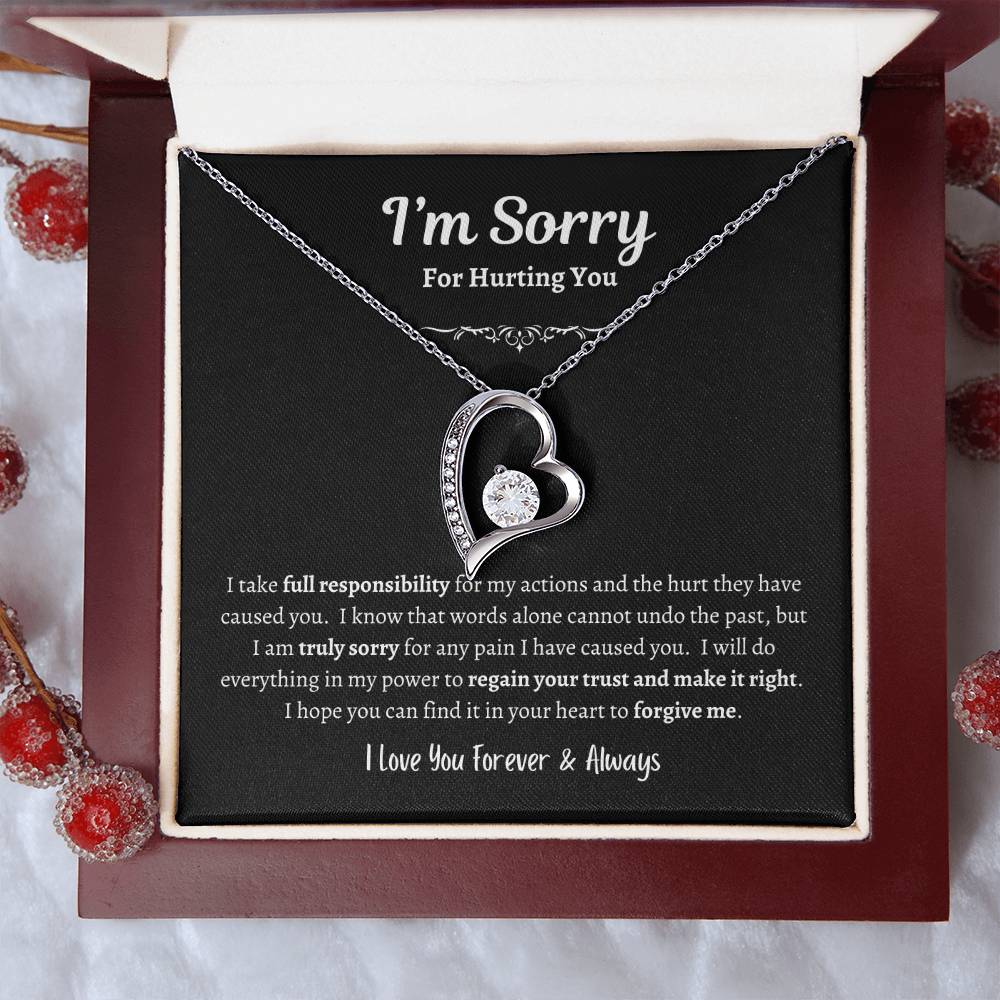 I'm Sorry For Hurting You / Forever Love Necklace