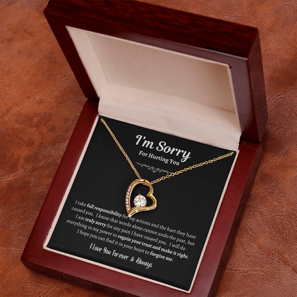 I'm Sorry For Hurting You / Forever Love Necklace