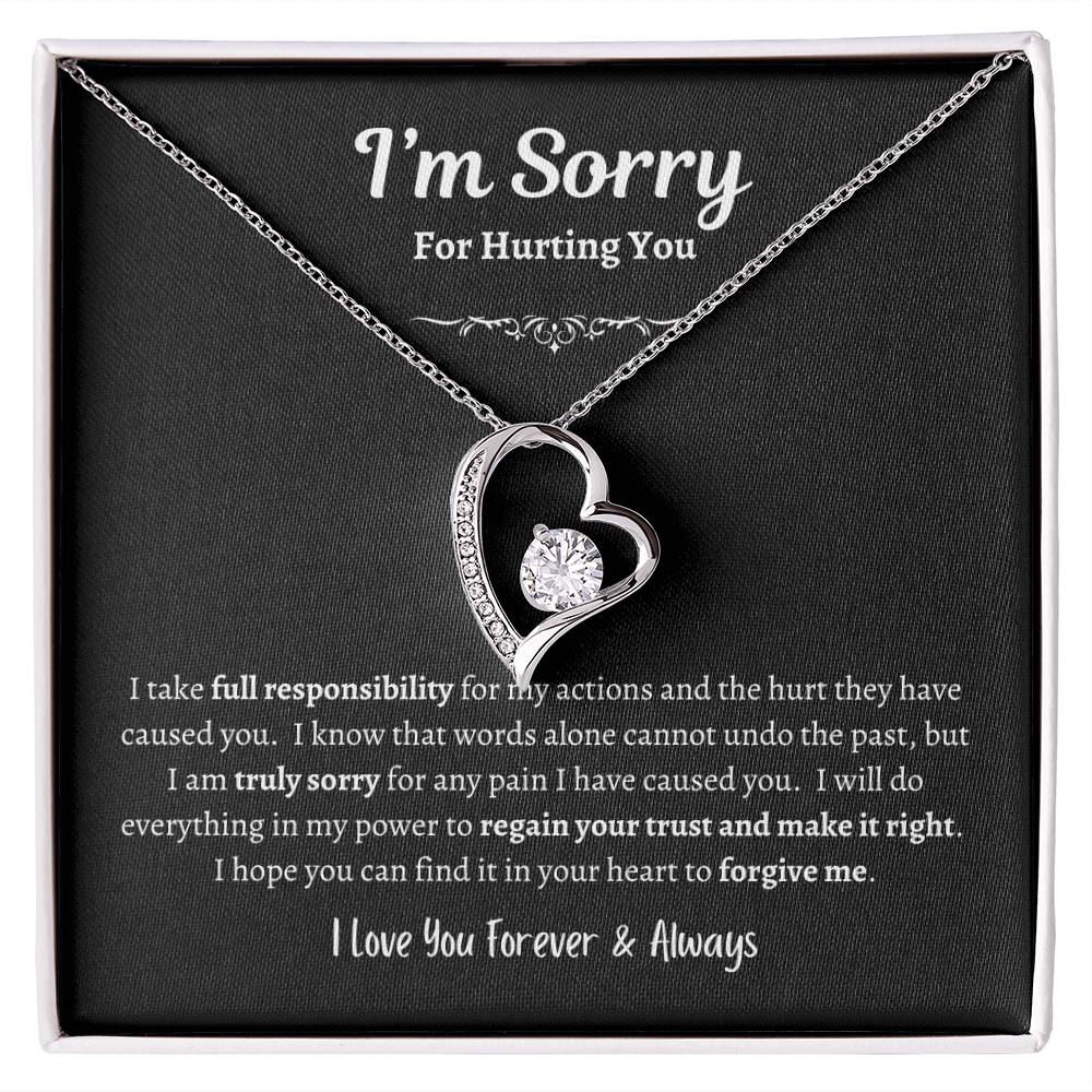 I'm Sorry For Hurting You / Forever Love Necklace