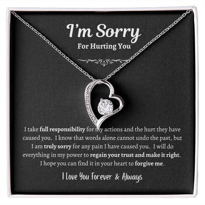 I'm Sorry For Hurting You / Forever Love Necklace