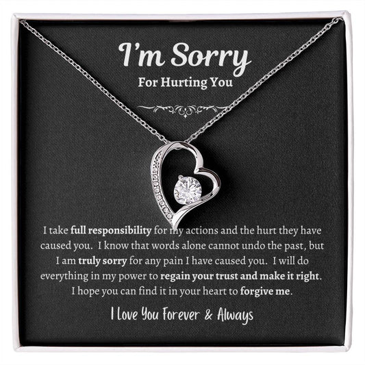 I'm Sorry For Hurting You / Forever Love Necklace