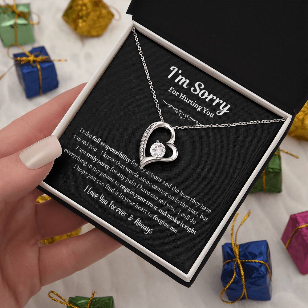 I'm Sorry For Hurting You / Forever Love Necklace