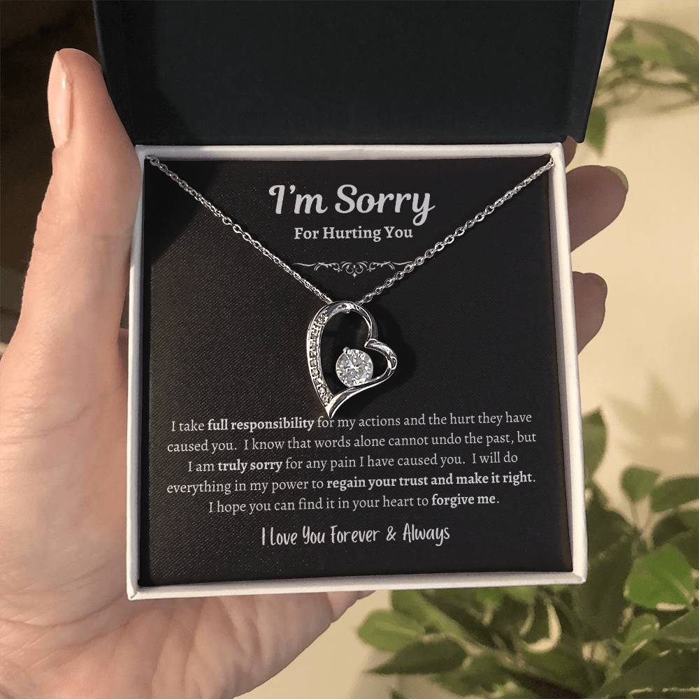 I'm Sorry For Hurting You / Forever Love Necklace