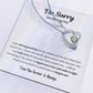 I'm sorry for hurting you love necklace