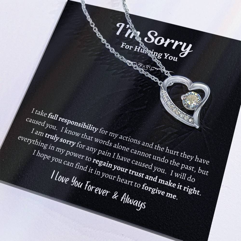 I'm Sorry For Hurting You / Forever Love Necklace