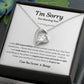 I'm sorry for hurting you love necklace