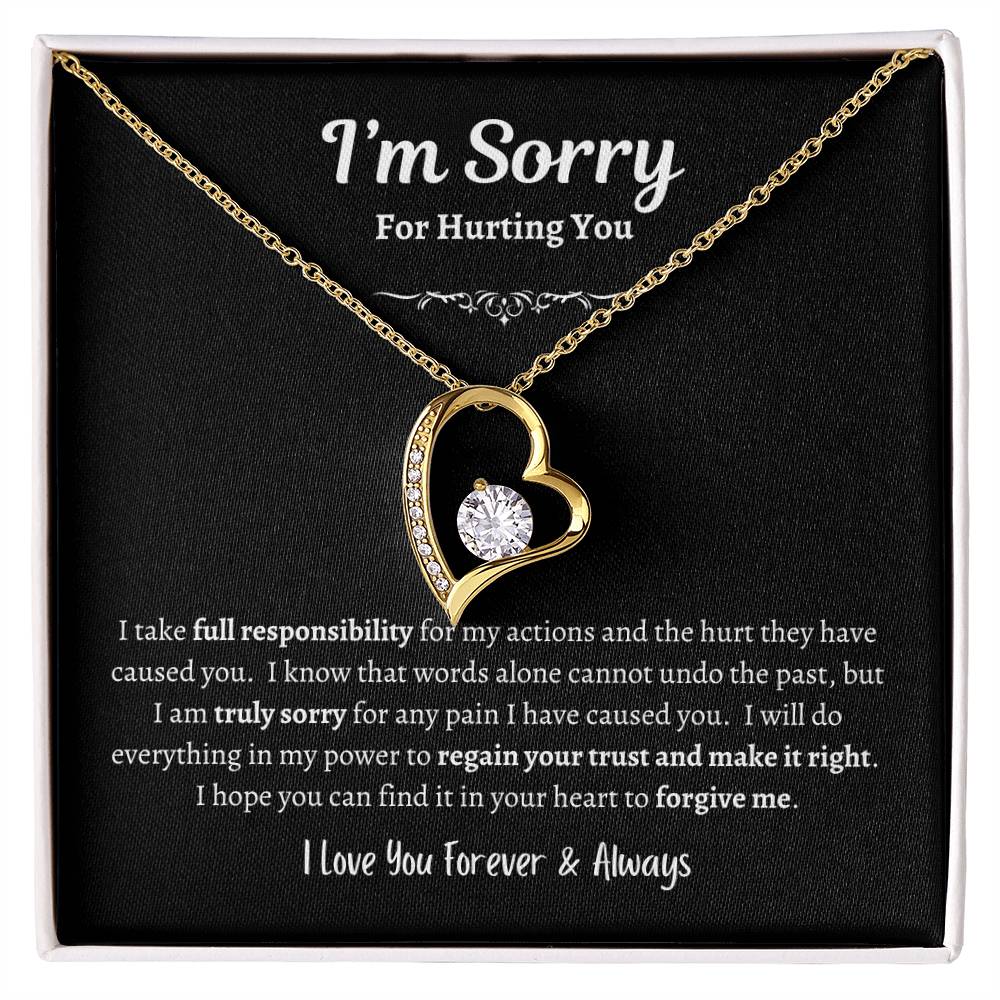 I'm Sorry For Hurting You / Forever Love Necklace