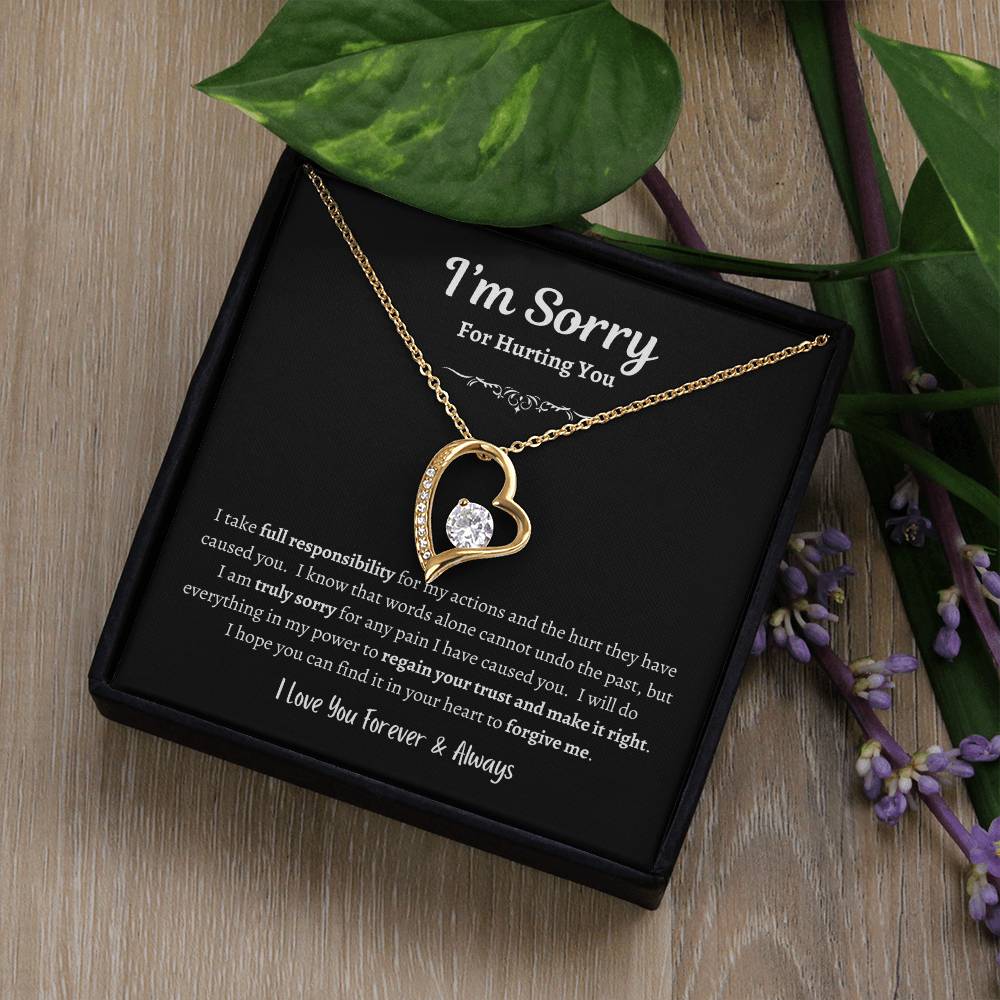 I'm Sorry For Hurting You / Forever Love Necklace