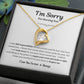 I'm sorry for hurting you love necklace